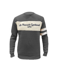 Sweat de coursier Brodé - gris