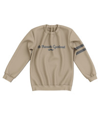 Sweat de coursier Brodé - Beige