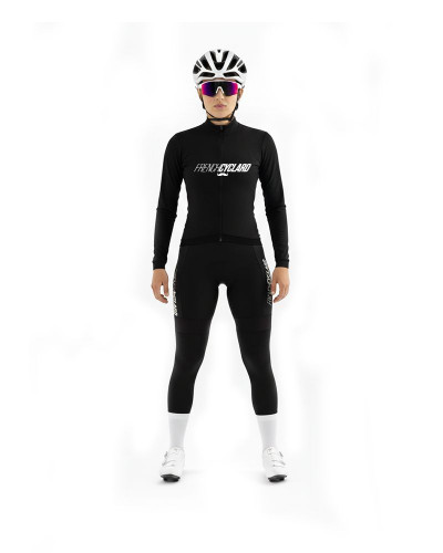 Maillot hiver Polar training II - Noir Racing Femme