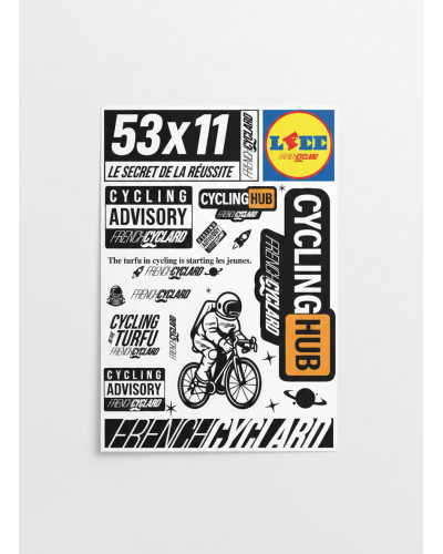 Planche de stickers de coursier !!