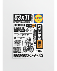 Planche de stickers de coursier !!