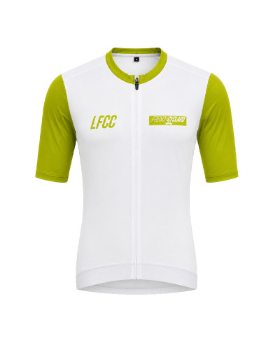 Maillot NÉO Racing blanc lime