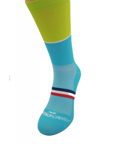 chaussettes vélo-Turquoise - LFCC